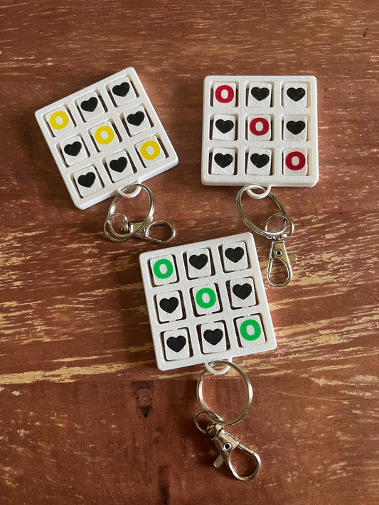 Tic-Tac-Toe Keychain
